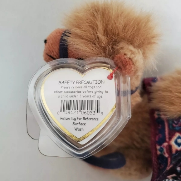 Vintage Ty Beanie Babies 1993 Attic Treasures "Lawrence" the Camel - Picture 5 of 6